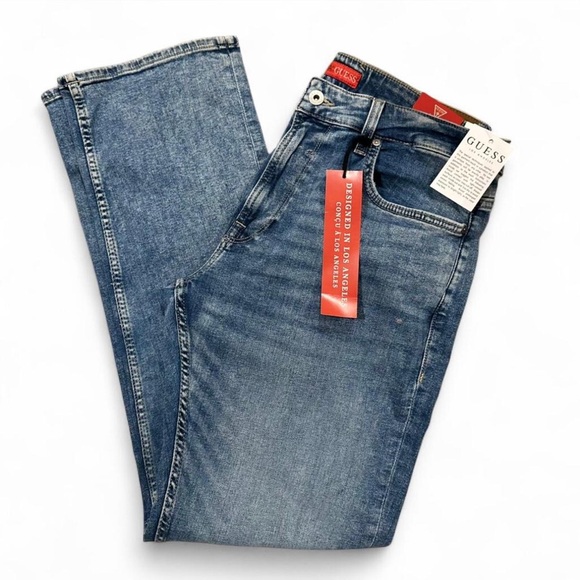 Retro Y2K Guess Men's Denim Jeans Size W36 x L32